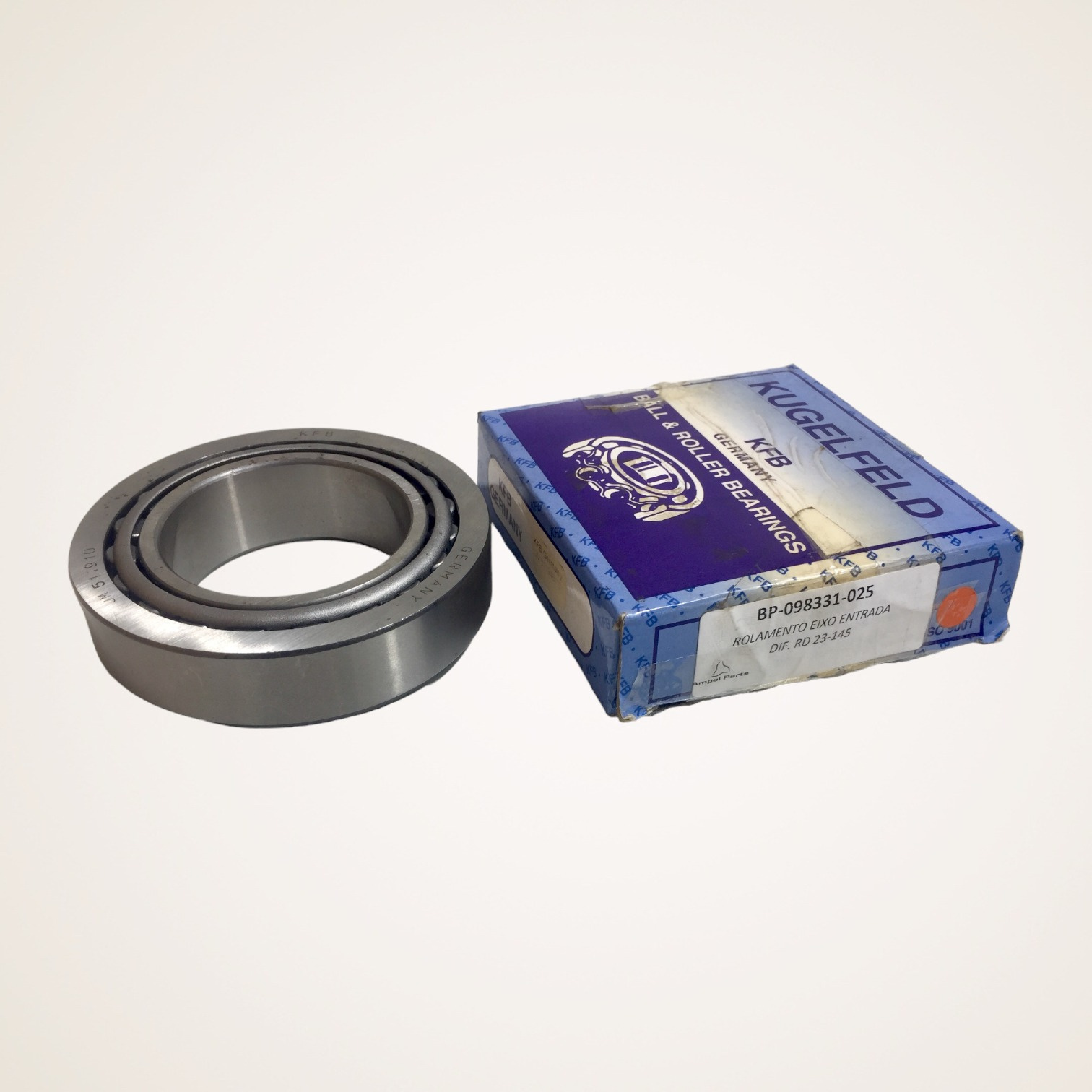 CAPA E CONE ROLAMENTO PINHAO DIFERENCIAL JM511946/JM511910 - 098331 - KUGELFELD