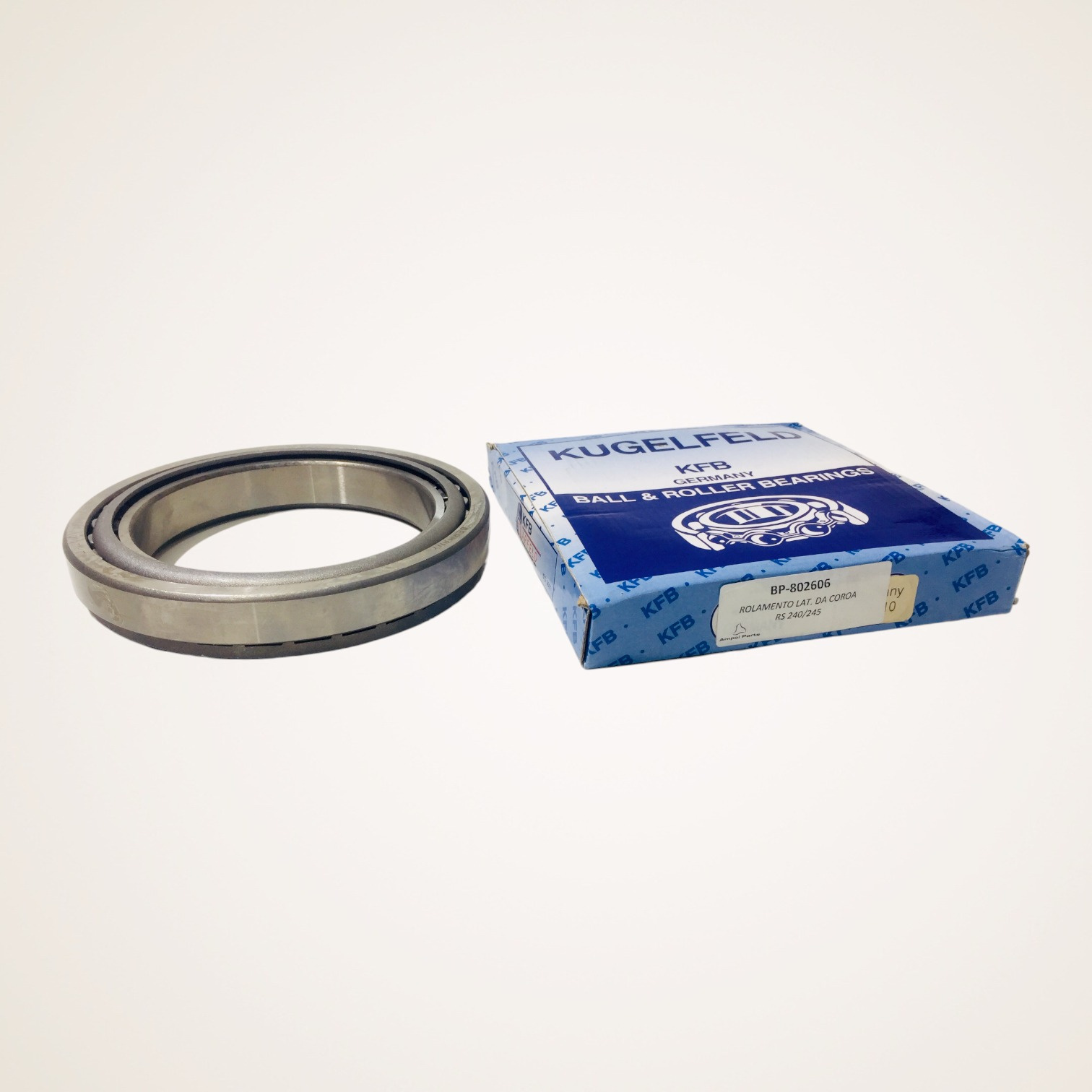 CAPA E CONE ROLAMENTO LATERAL COROA MS240-245-248 JP12049/JP12010 - BH1X1238AA - KUGELFELD