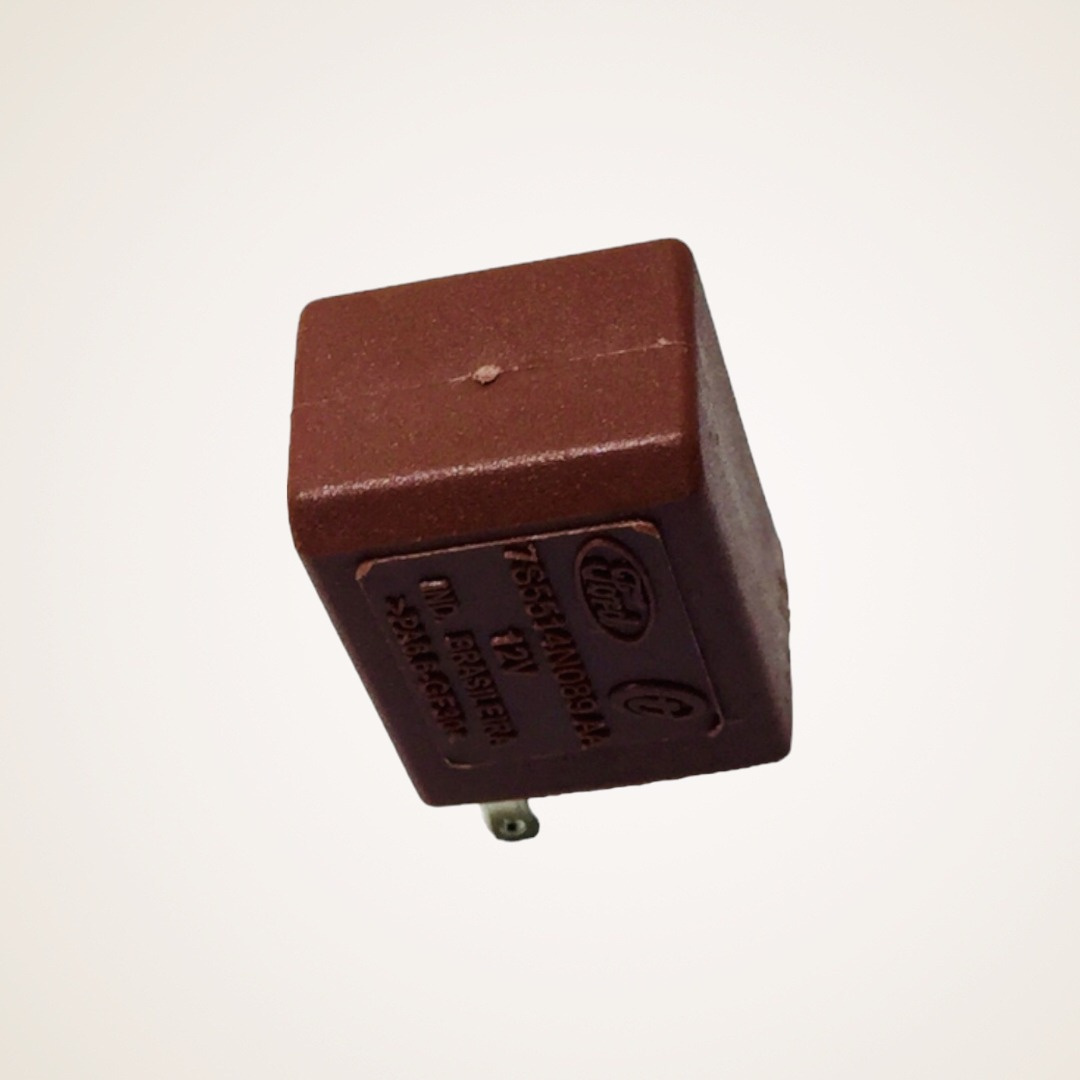 RELE AUXILIAR BOMBA COMBUSTIVEL/FAROL 12V 4 TERMINAIS ORIGINAL - 7S5514N089AA - FORD