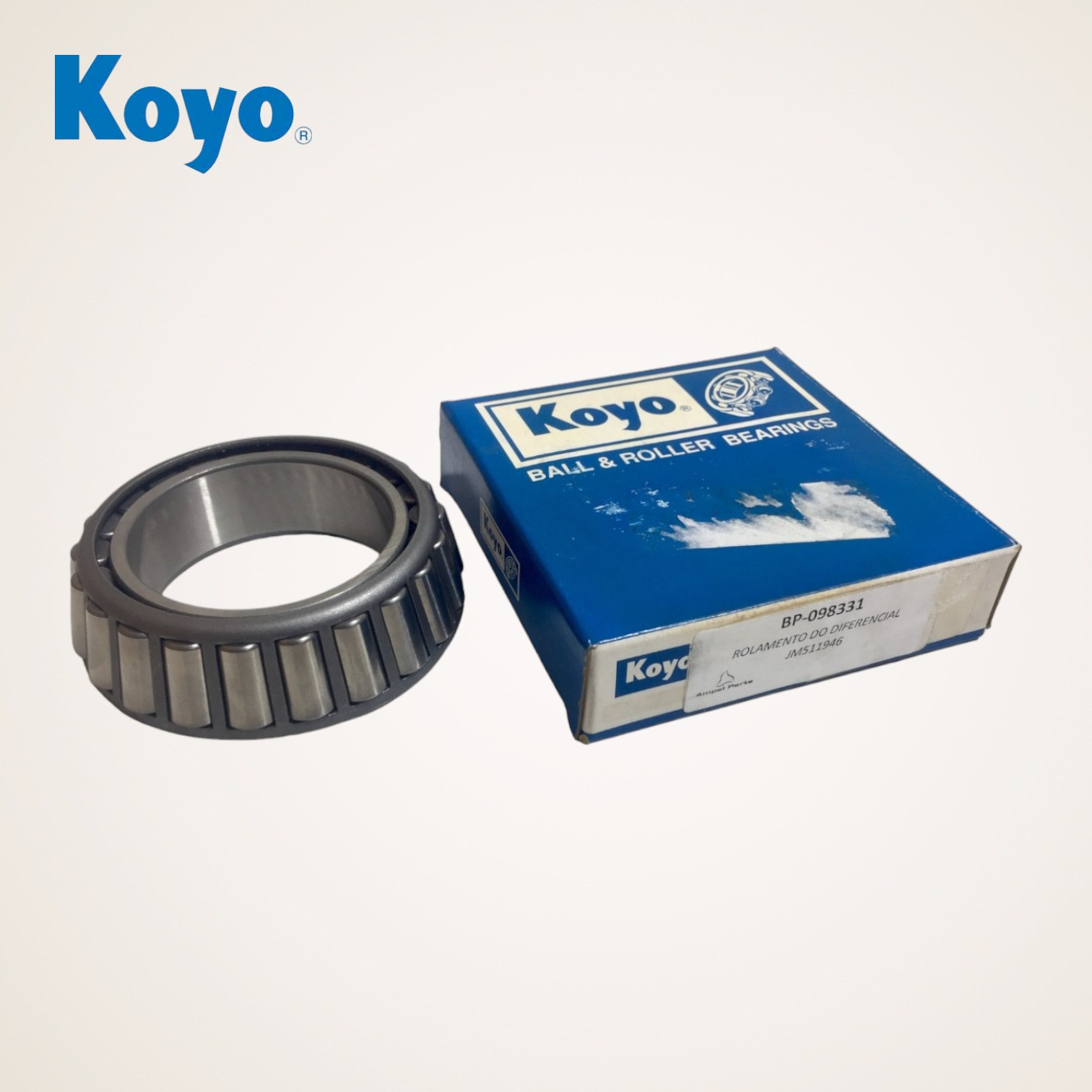 CONE ROLAMENTO PINHAO DIFERENCIAL JM511946 - 098331 - KOYO