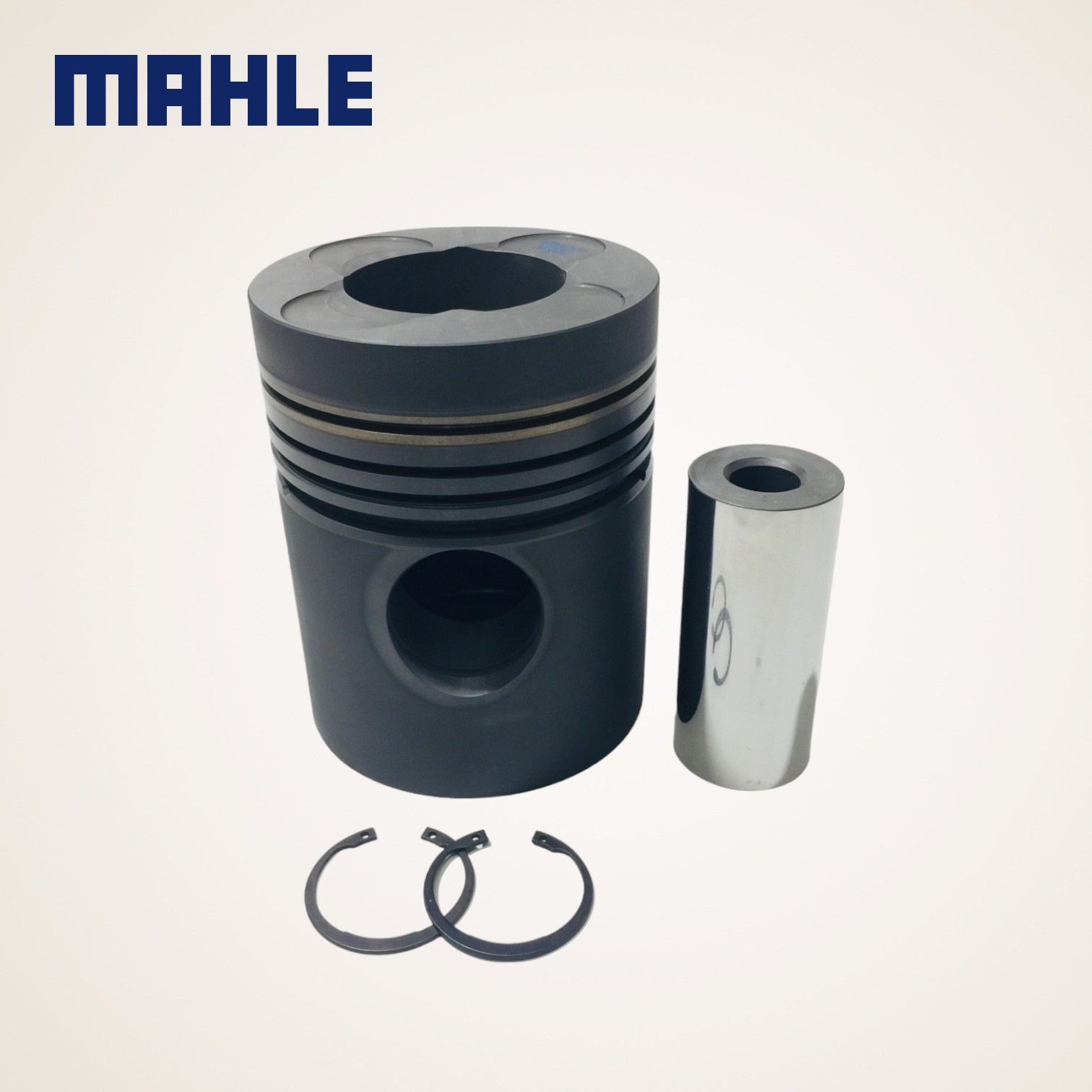 KIT DE PISTOES MOTOR OM355/5 OM355/6 1,00MM ORIGINAL MERCEDES-BENZ COM PINO E TRAVA - E48600 - MAHLE