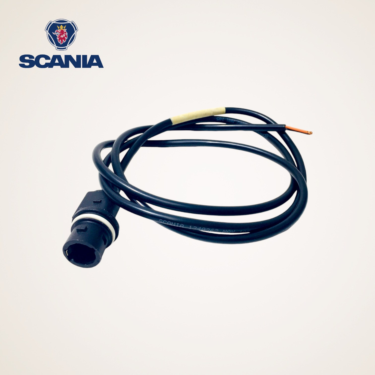 SOQUETE LAMPADA COM CABO PRETO/LARANJA ORIGINAL SERIE 4 - 1794512 - SCANIA