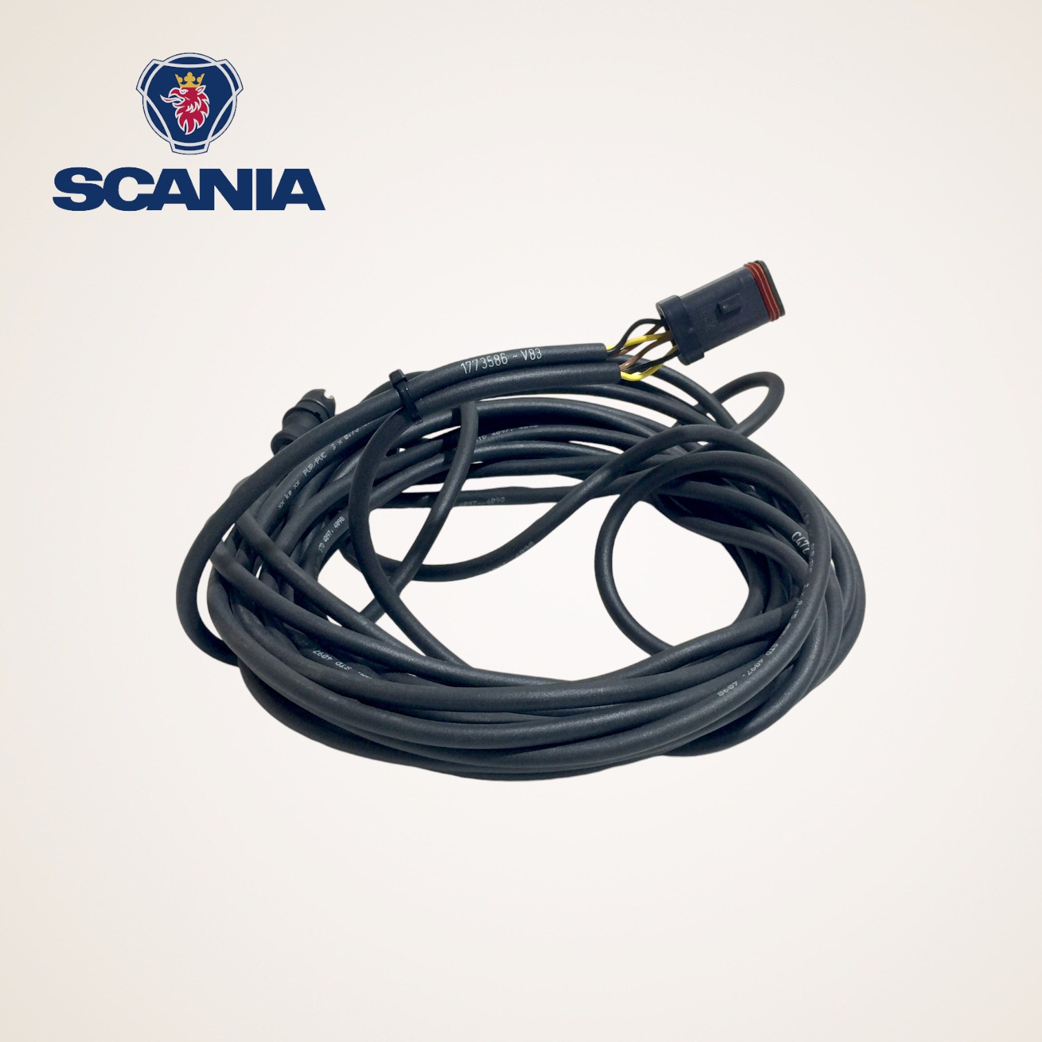 CHICOTE SENSOR DESGASTE FREIO DIANTEIRO EBS ORIGINAL SERIE P-G-R-T - 1491726/1773586 - SCANIA