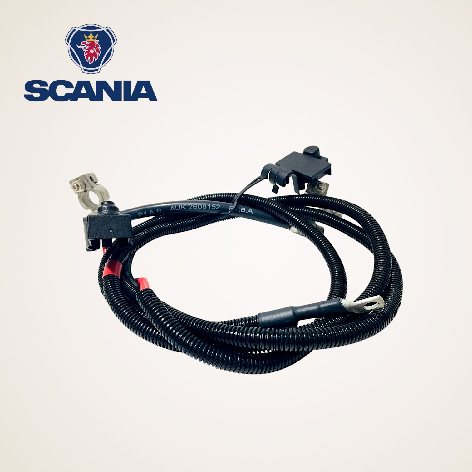 CHICOTE CABO DE BATERIA COMPLETO ORIGINAL SERIE L-P-G-R-S - 2608152 - SCANIA