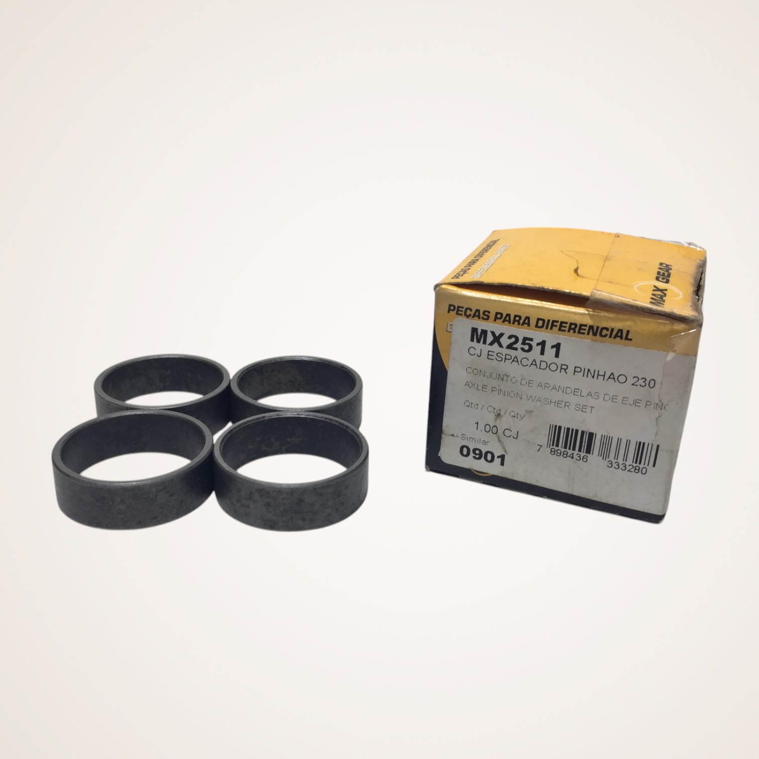 KIT ESPACADORES DOS ROLETES PINHAO 30X34,80MM MS230-235 - T12525289A - MAX GEAR