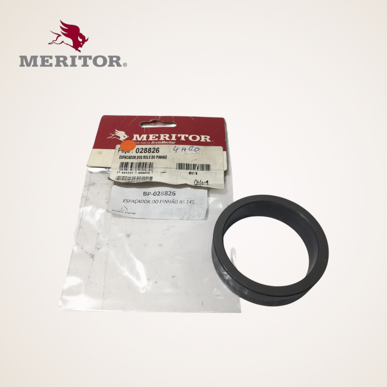 ANEL ESPACADOR ROLAMENTO PINHAO 17,92MM MS145 MR145 - T14525269Q - MERITOR