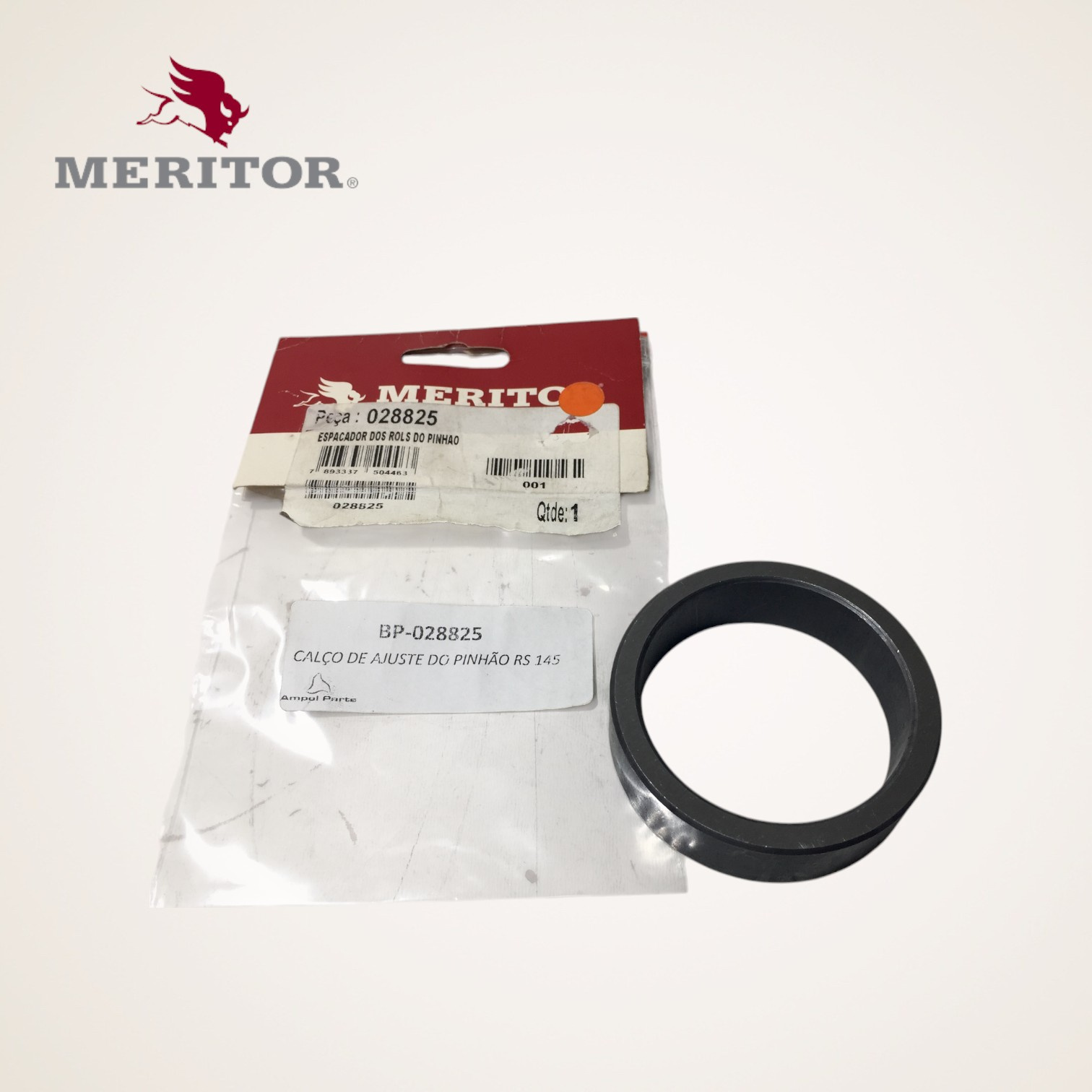 ANEL ESPACADOR ROLAMENTO PINHAO 17.89MM MS145 MR145 - T14525269P - MERITOR