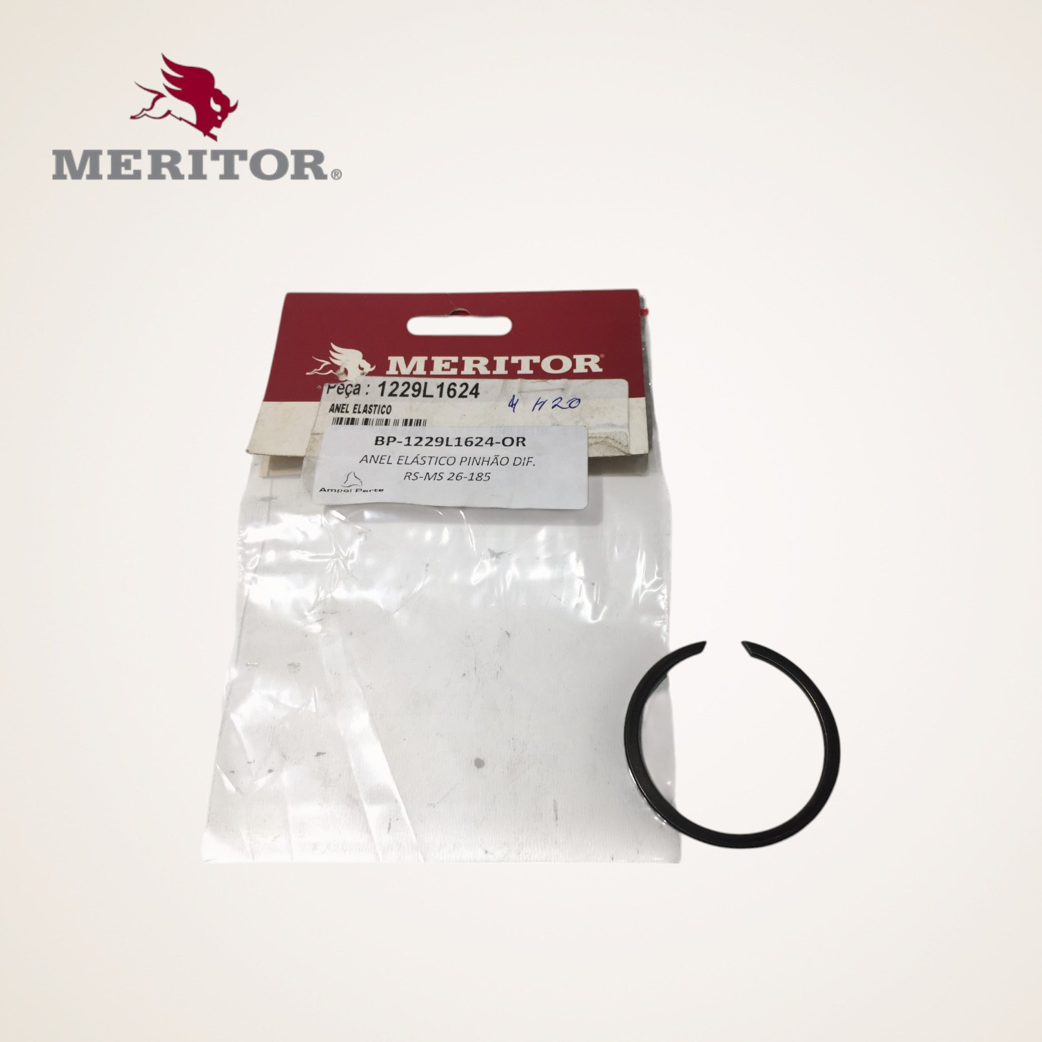 ANEL ELASTICO TRAVA PONTA DO PINHAO 2,35MM MS185-186 - 2V2525349 - MERITOR