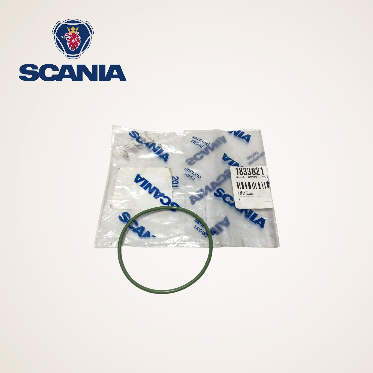 ANEL VEDACAO O-RING ORIGINAL SERIE L-P-G-R-S-T - 1833821 - SCANIA