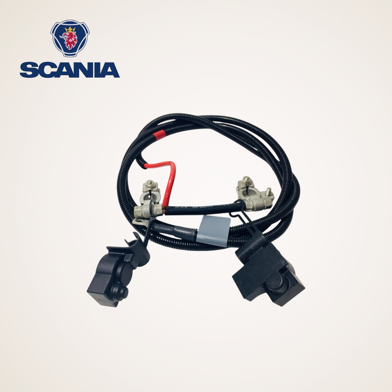 CHICOTE CABO DE BATERIA COMPLETO ORIGINAL 12V SERIE L-P-G-R-S - 2530443/2608186 - SCANIA