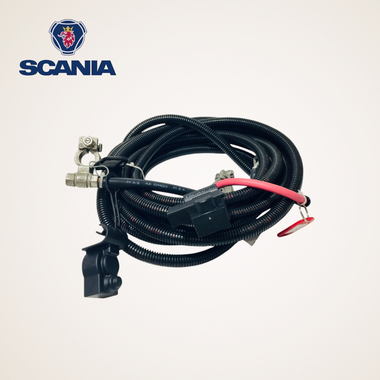 CHICOTE CABO DE BATERIA COMPLETO ORIGINAL SERIE L-P-G-R-S - 2244023 - SCANIA