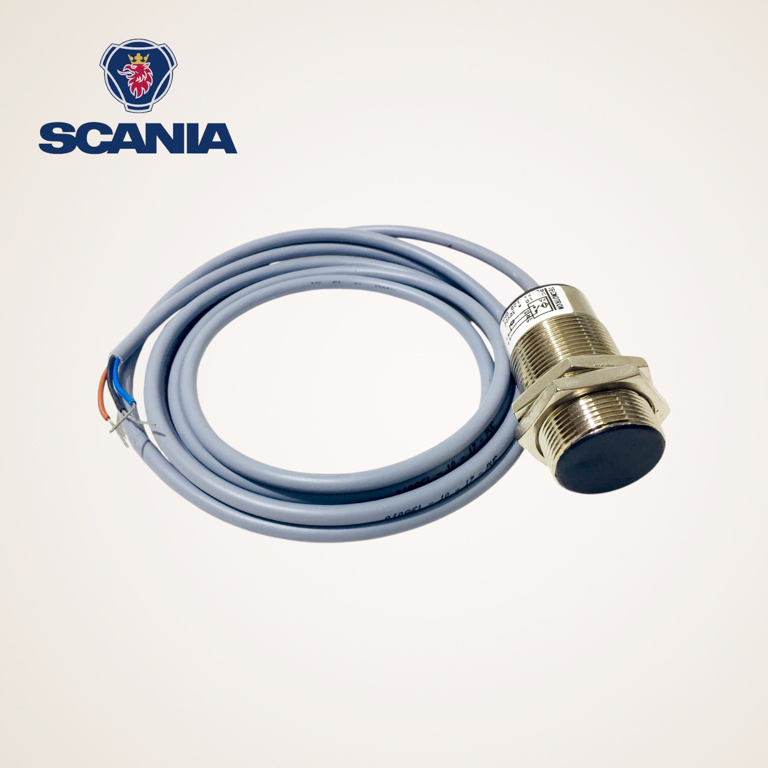 SENSOR DE NIVEL INDUTIVO SUSPENSAO A AR ORIGINAL SCANIA SERIE 4/P-G-R-T - 1492629 - TECNOTRON