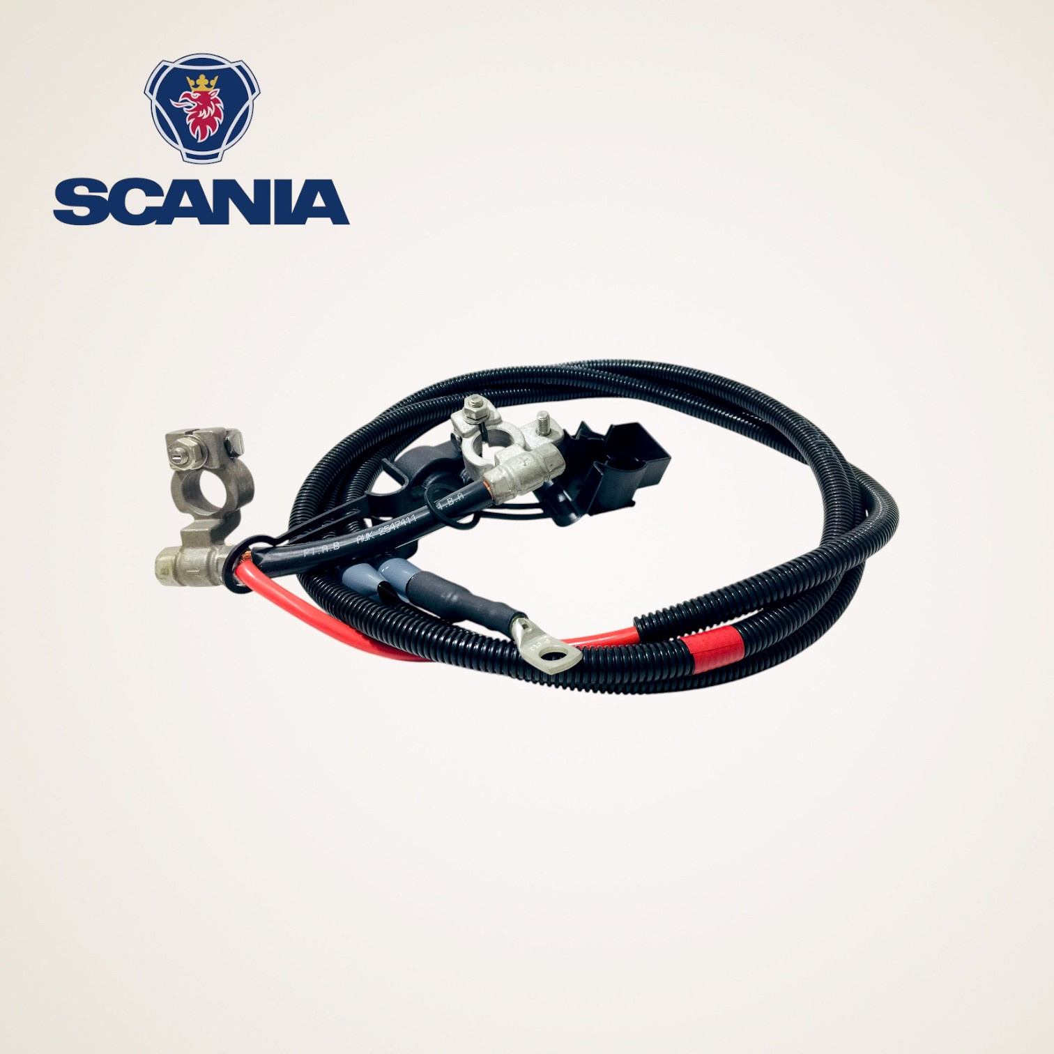 CHICOTE CABO DE BATERIA COMPLETO ORIGINAL 12V SERIE L-P-G-R-S - 2547411/2608192 - SCANIA