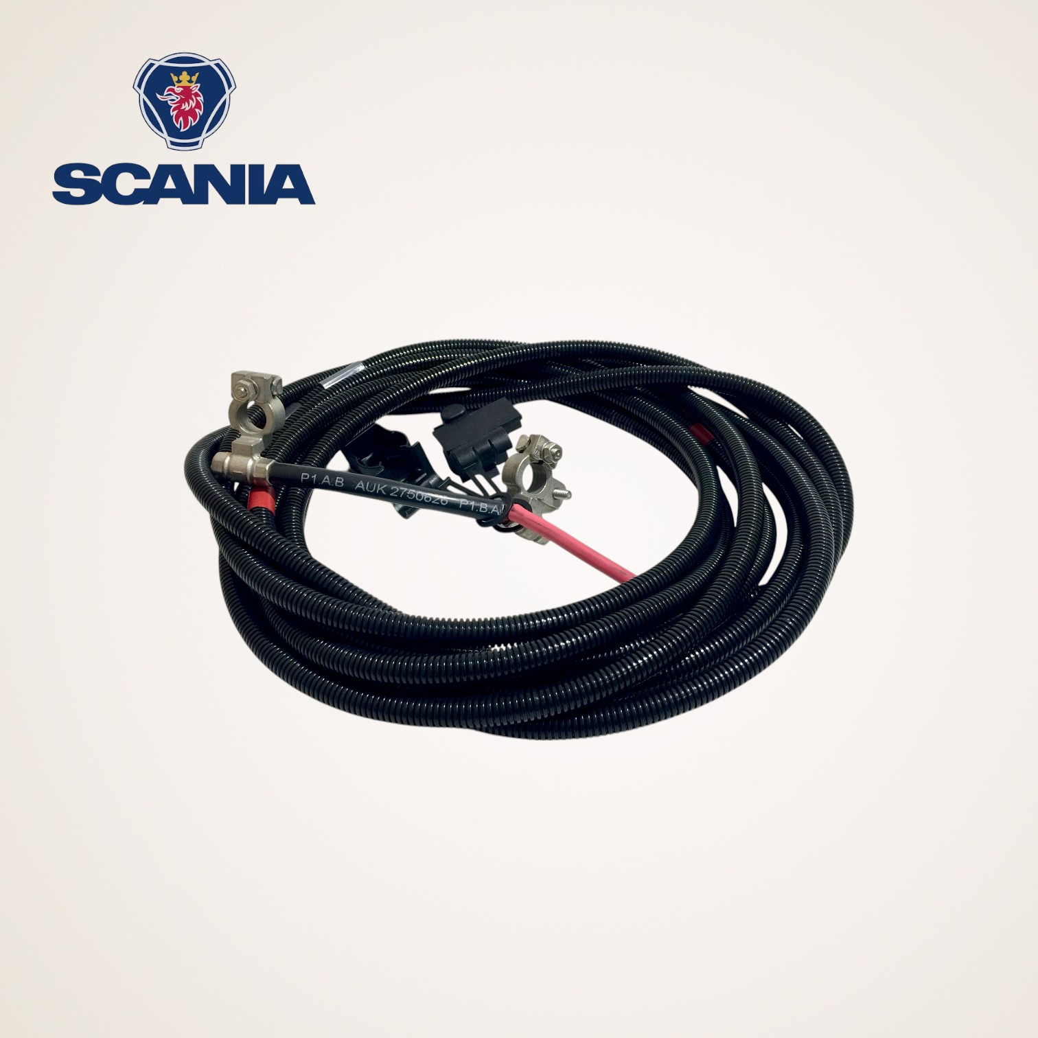 CHICOTE CABO DE BATERIA COMPLETO ORIGINAL SERIE L-P-G-R-S - 2750626 - SCANIA