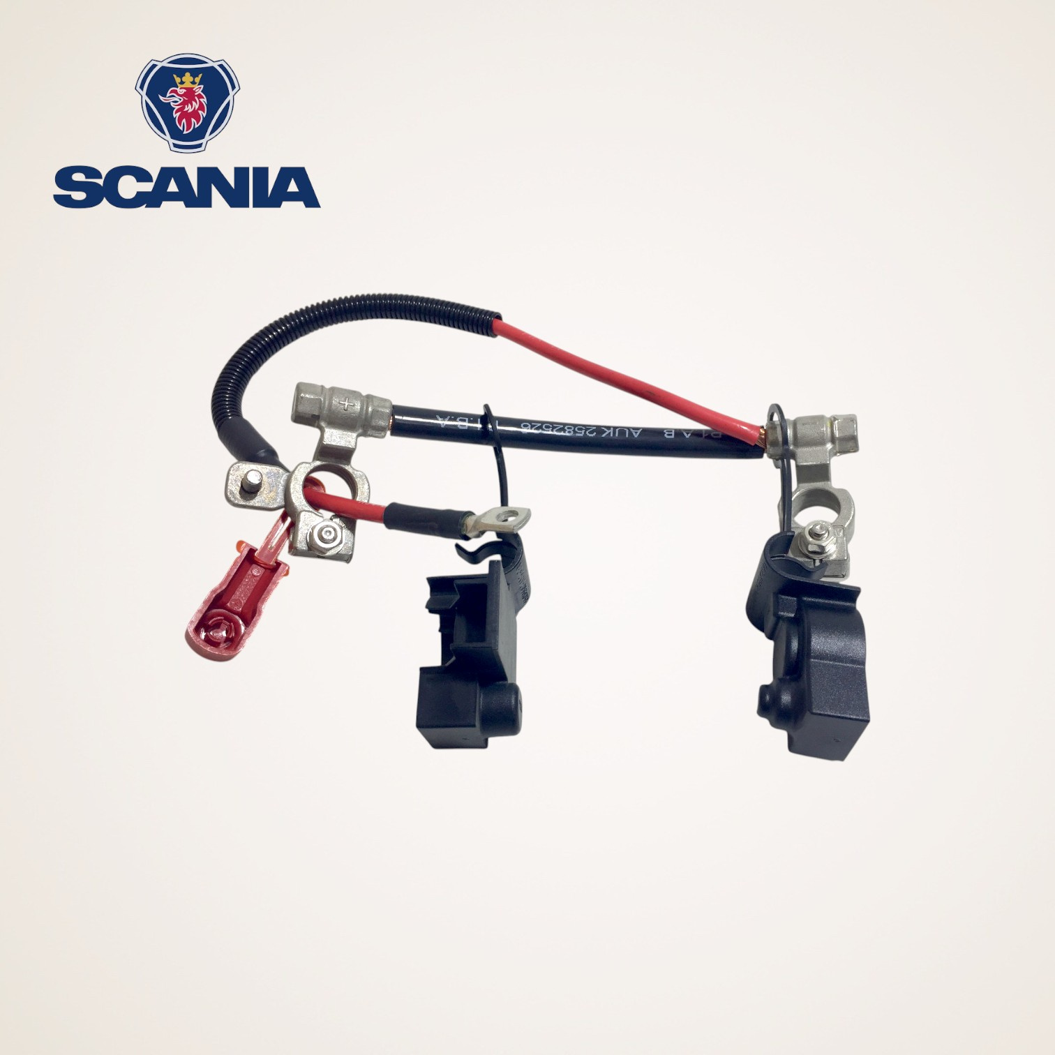 CHICOTE CABO DE BATERIA COMPLETO ORIGINAL 12V SERIE L-P-G-R-S - 2582526 - SCANIA