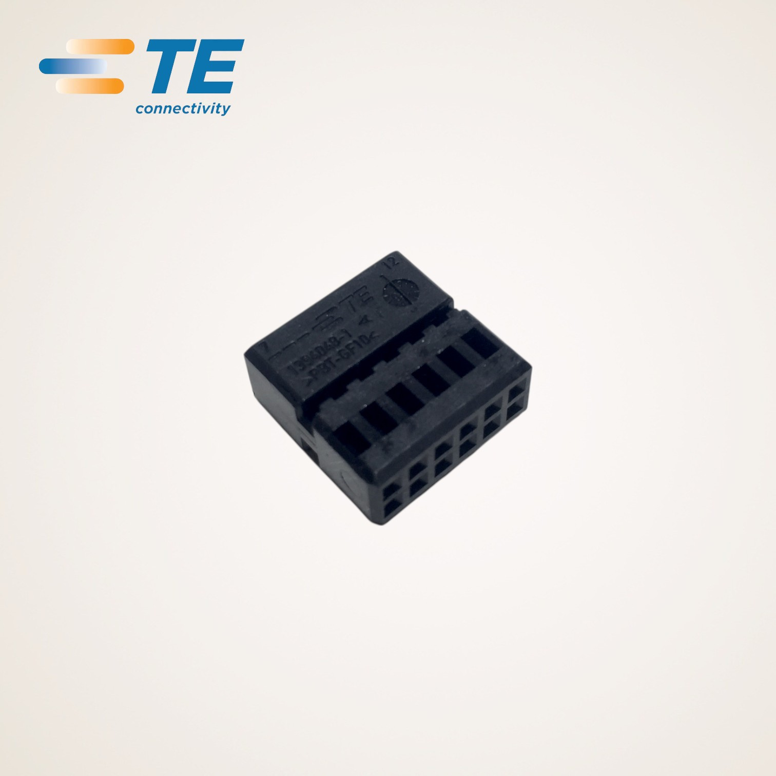 CONECTOR ELETRICO AUTOMOTIVO FEMEA 2.54MM 12 VIAS PRETO - 1394048-1 - TE CONNECTIVITY