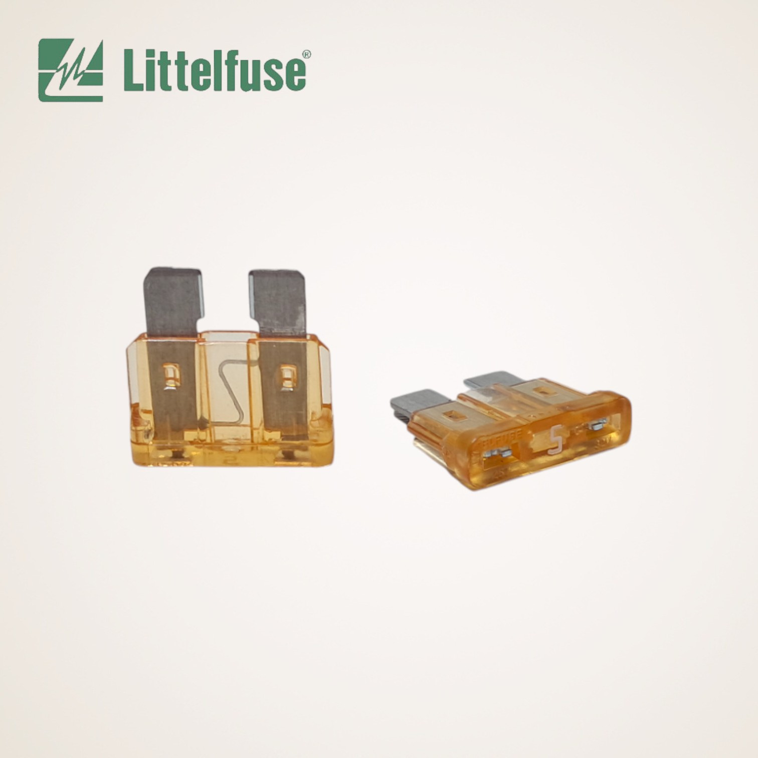 FUSIVEL AUTOMOTIVO MEDIO LAMINA 19X19MM LARANJA 5A/32V - 0287005.PXCN - LITTELFUSE