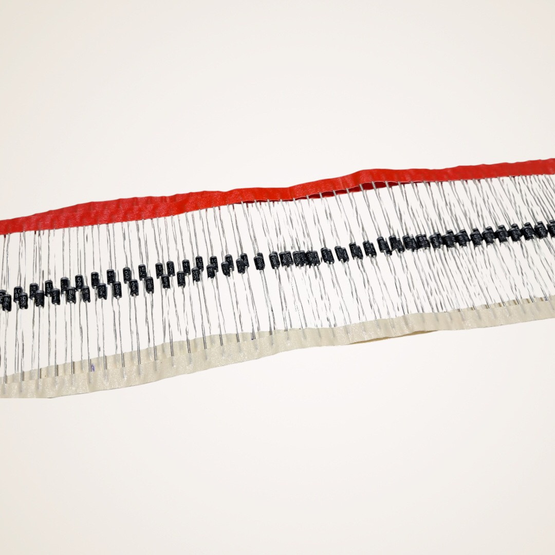 KIT RESISTOR SEMICONDUTOR 1A 600V PRETO - 1N4005-E3/73 - VISHAY