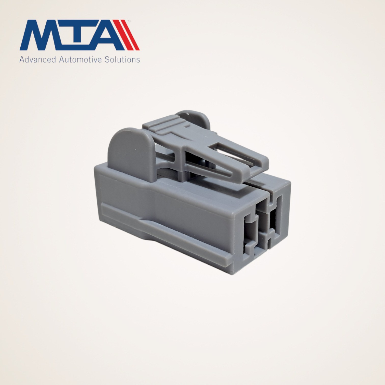 CONECTOR ELETRICO AUTOMOTIVO FEMEA 2 VIAS CINZA - 45.40340 - MTA