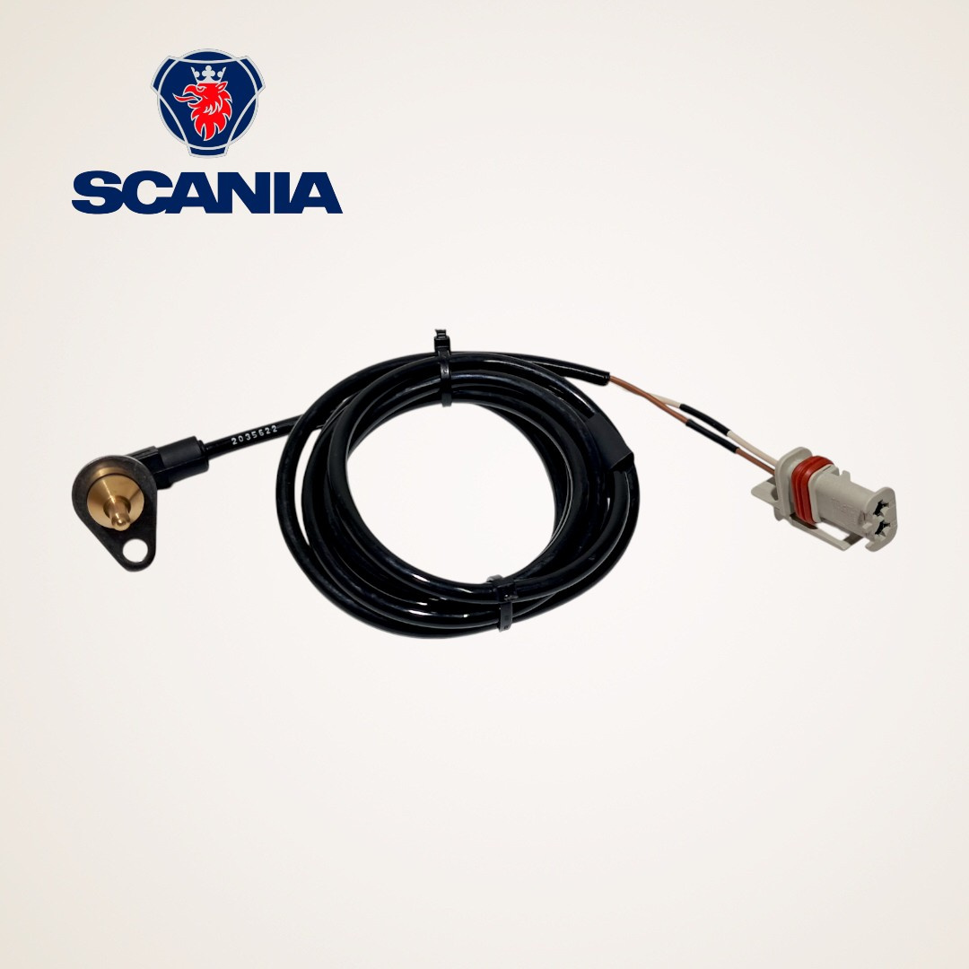 SENSOR TEMPERATURA MOTOR E2011 ORIGINAL COM CONECTOR SERIE 9-13 - 2035622 - SCANIA