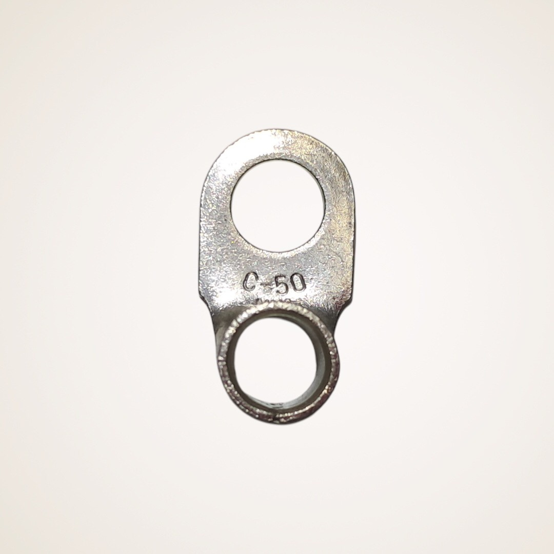 TERMINAL AUTOMOTIVO OLHAL COMPRESSAO NEGATIVO 90° FURO 12MM - 3849888305 - AXT