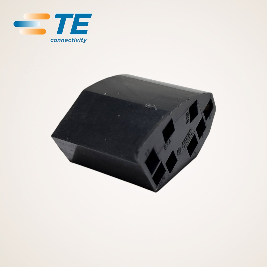 CARCACA CONECTOR ELETRICO ORIGINAL VW 8 POLOS PRETO - 171953635A - TE CONNECTIVITY/AMP