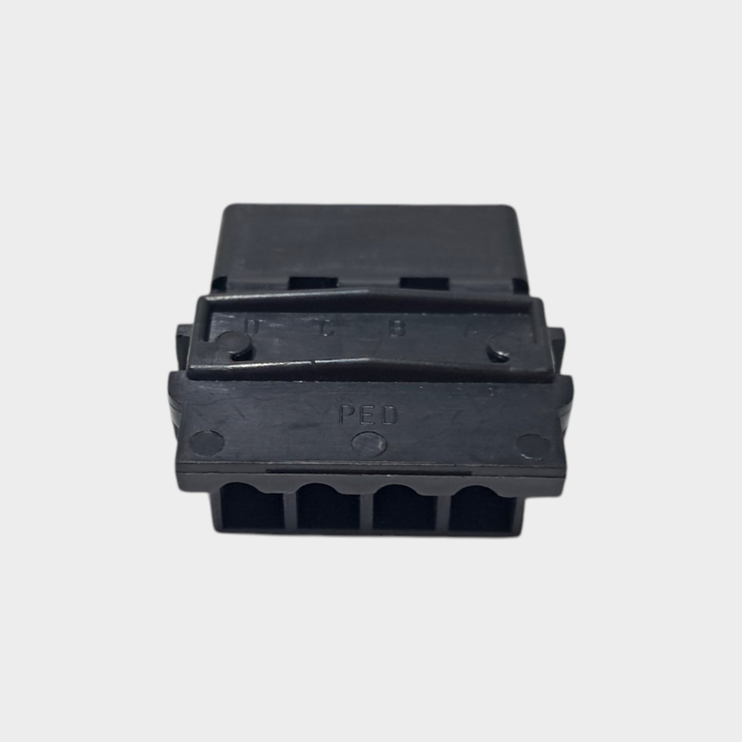CONECTOR ELETRICO AUTOMOTIVO 4 VIAS PRETO - 12052623 - AEES DO BRASIL