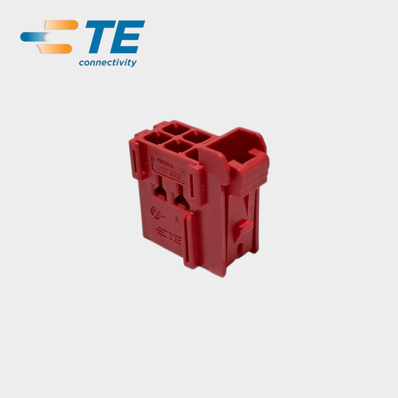 CONECTOR ELETRICO JUNIOR POWER FEMEA 6 VIAS VERMELHO - 1-965640-7 - TE CONNECTIVITY