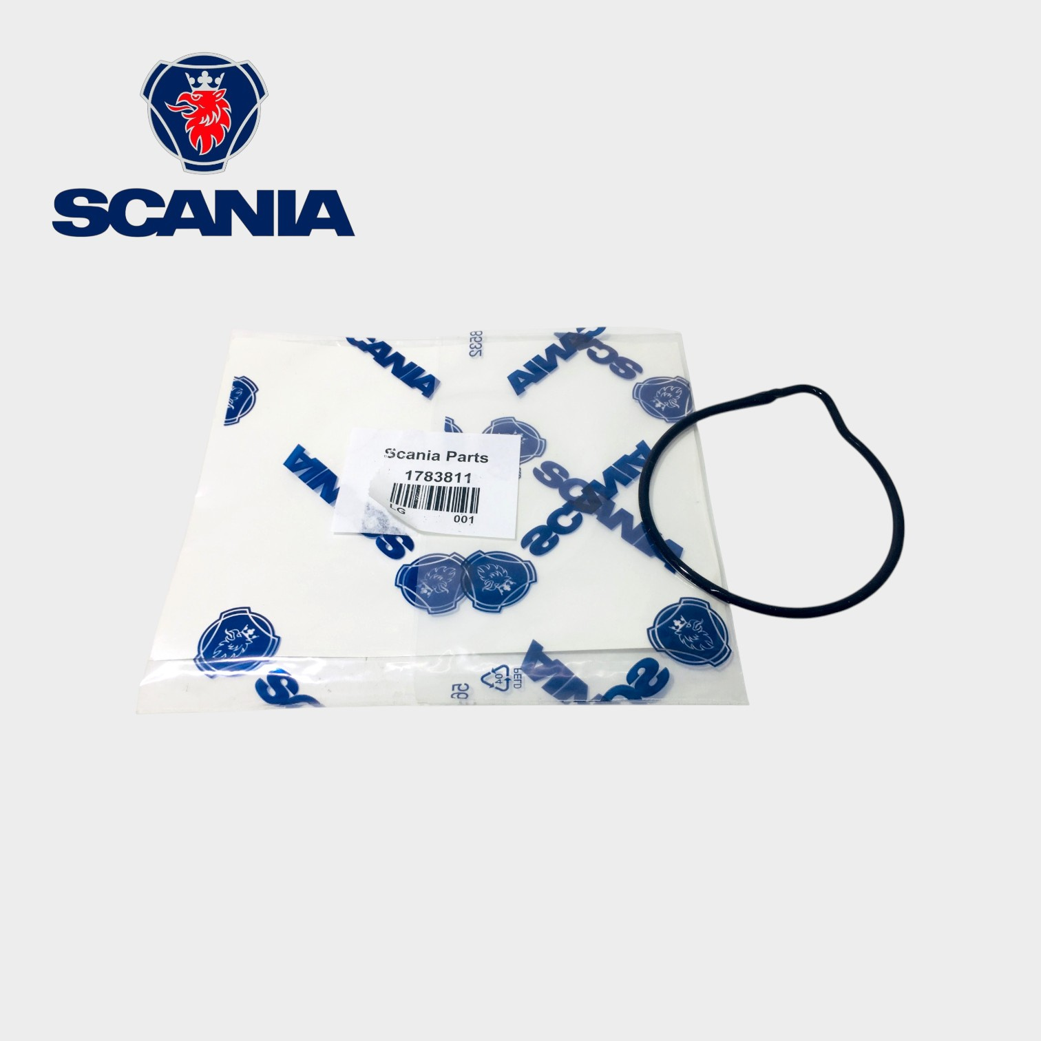 JUNTA SUPORTE DO COMPRESSOR DE AR CONDICIONADO ORIGINAL SERIE 4/L-P-G-R-S-T - 1783811 - SCANIA