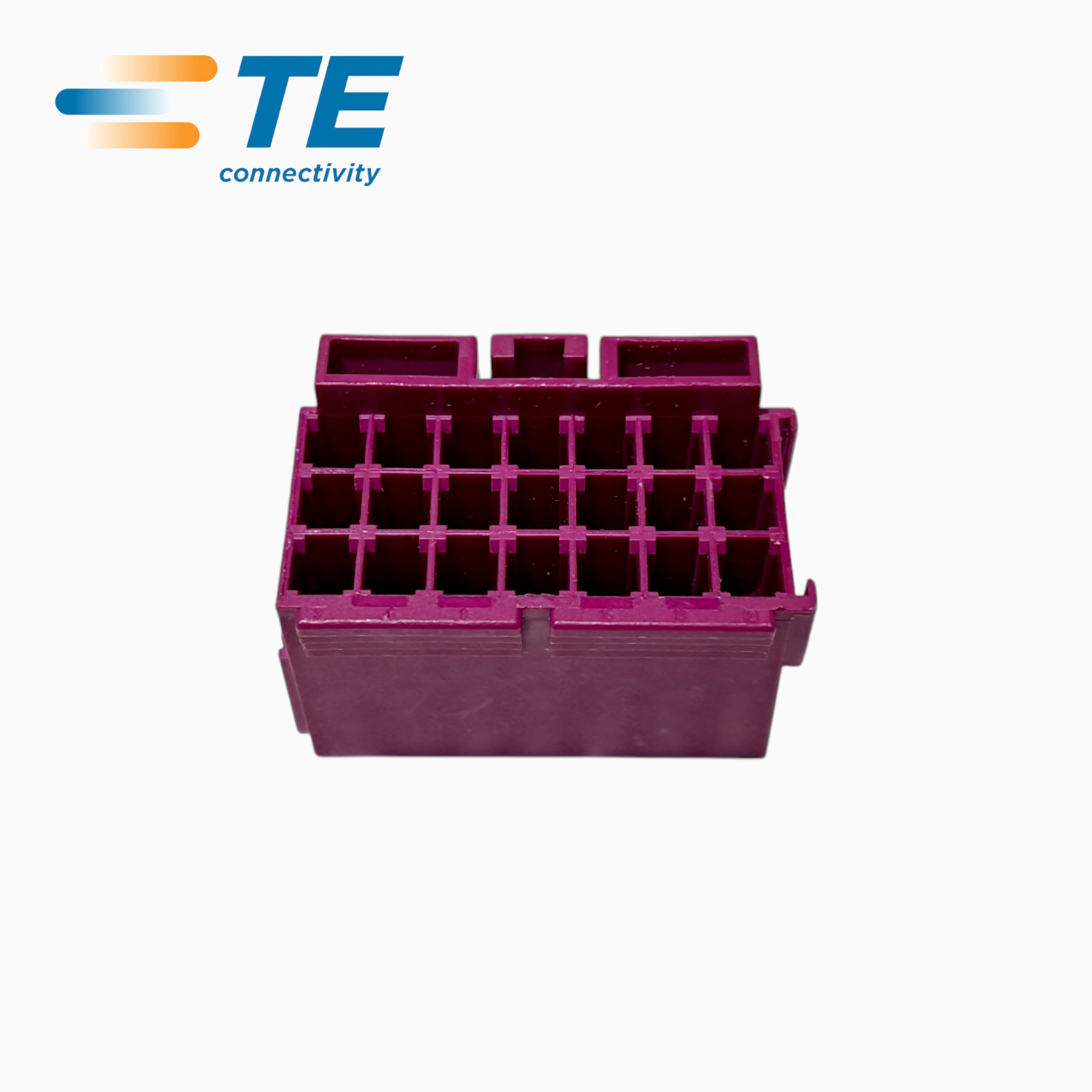 CONECTOR ELETRICO JUNIOR POWER FEMEA 21 VIAS ROXO - 1-967625-3 - TE CONNECTIVITY/AMP
